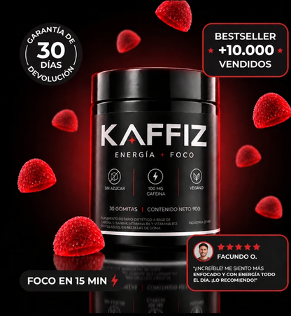 Gomitas de Cafeína | Atencion + Foco en cuestion de minutos